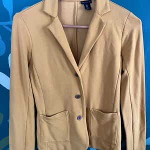 Yellow Soft Blazer/Top